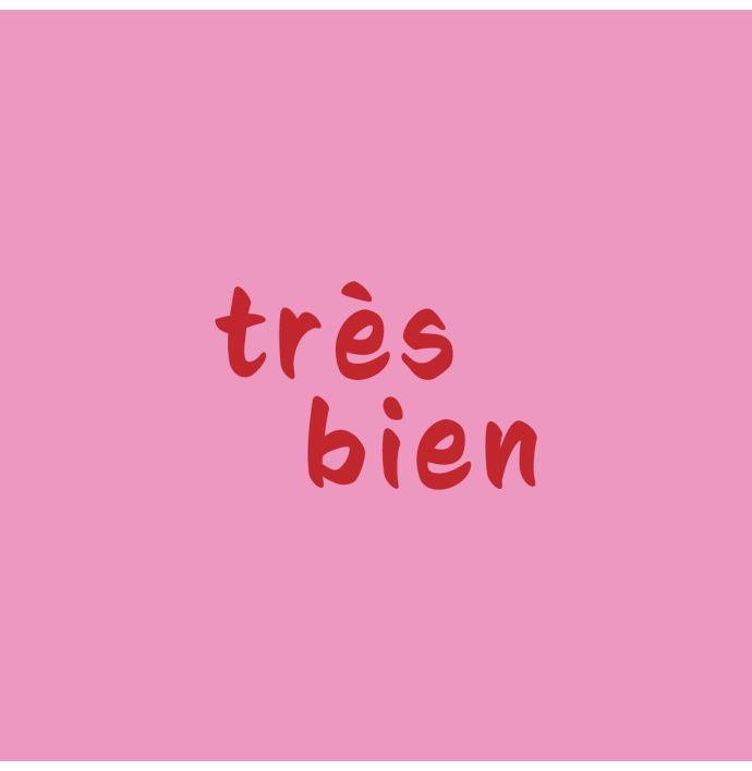 Tegeltje 'Tres bien'