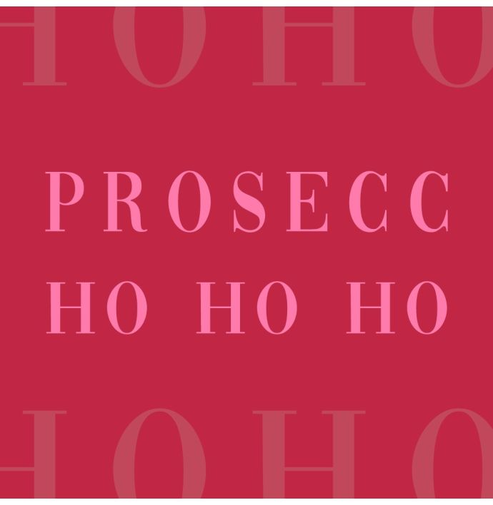 Tegeltje 'Prosecc ho ho ho'