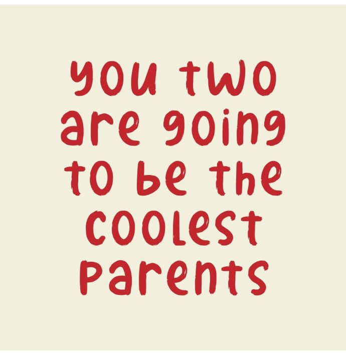 Tegeltje 'Coolest parents'