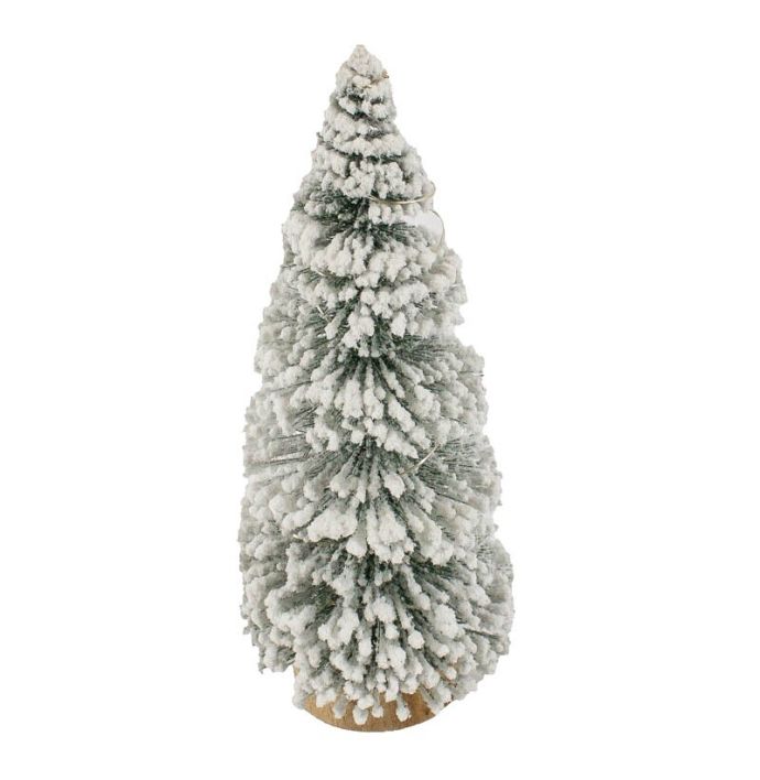 Kerstboom swirl 20cm met LED