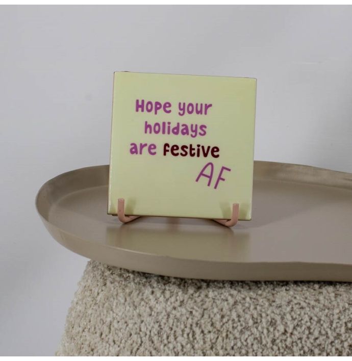 Tegeltje 'Festive AF'