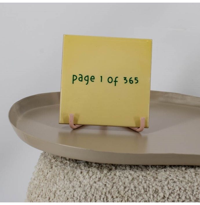 Tegeltje 'Page 1 of 365'