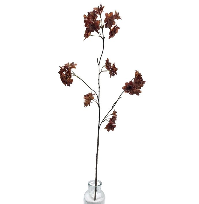Kunsttak kersenbloesem 86cm bruin