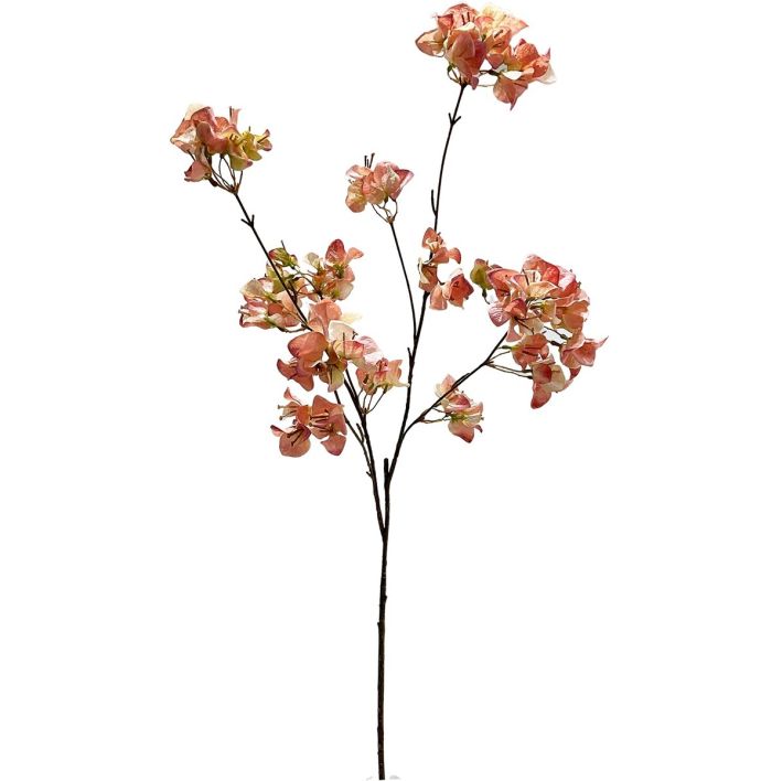 Kunsttak bougainvillea 112cm roze