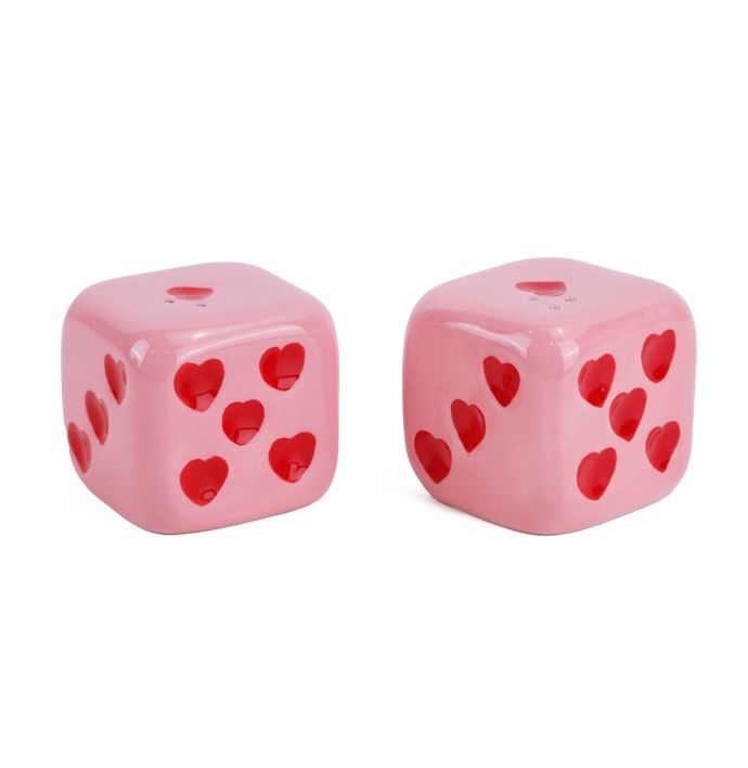 Aardewerk peper en zoutstel 