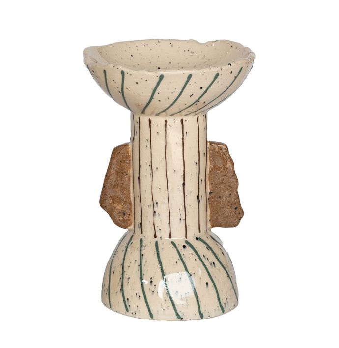 Aardewerk kaarsenstandaard Sable M