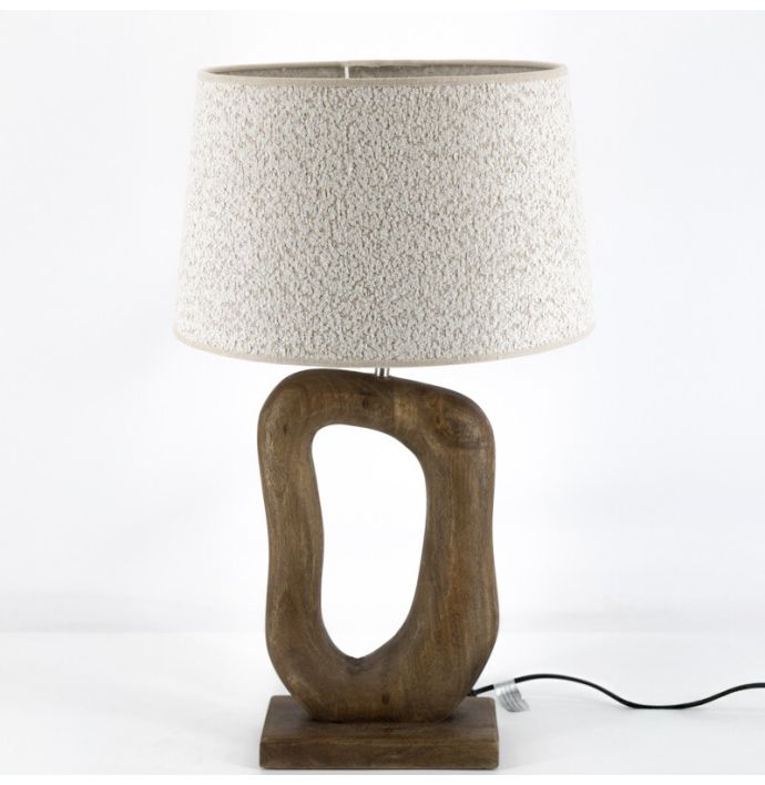 Lampenkap 35cm boucle zand