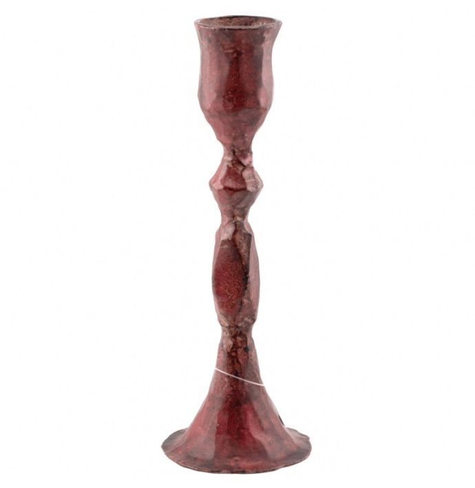 Metalen kaarsenstandaard Lumen mulberry