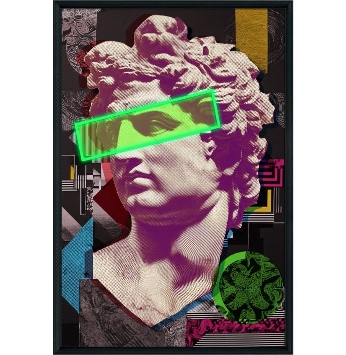 Schilderij met LED Neo-Apollo 