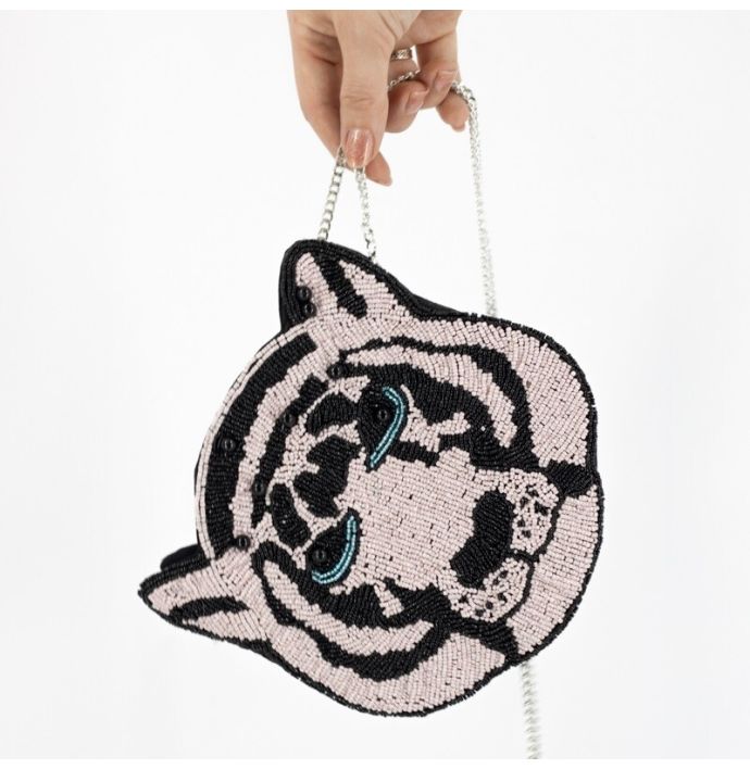 Tasje met kralen tijger