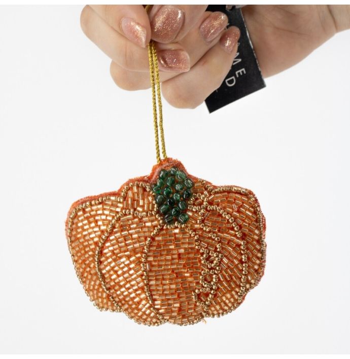 Hanger met kralen pompoen
