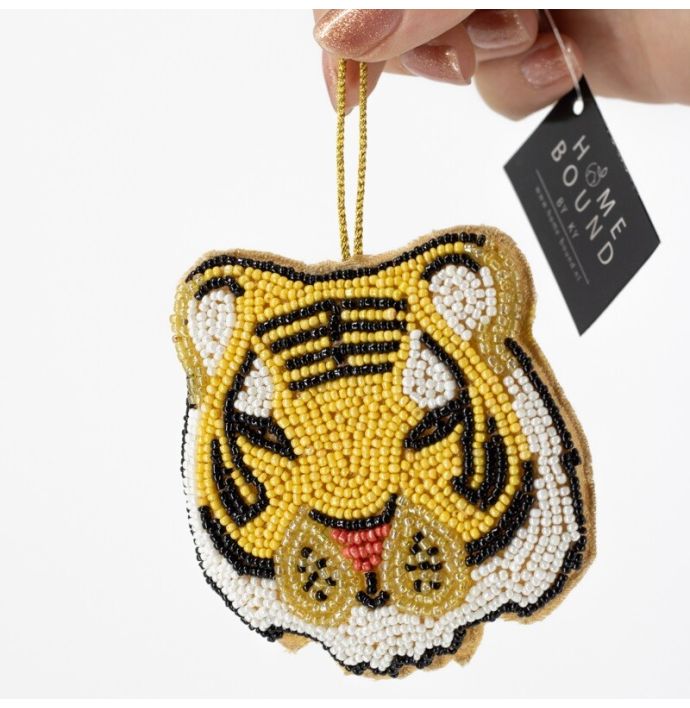 Hanger met kralen tijger