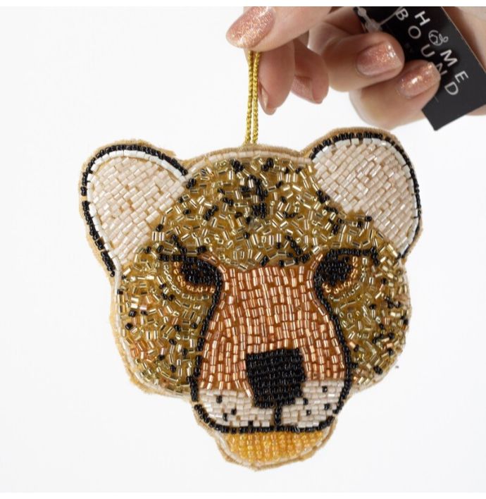 Hanger met kralen luipaard