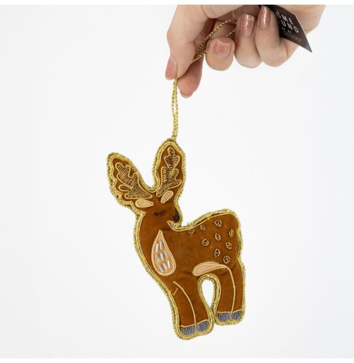 Hanger met kralen hert 