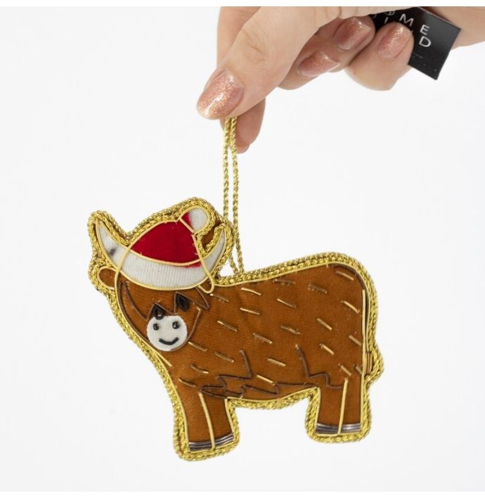 Hanger met kralen buffel