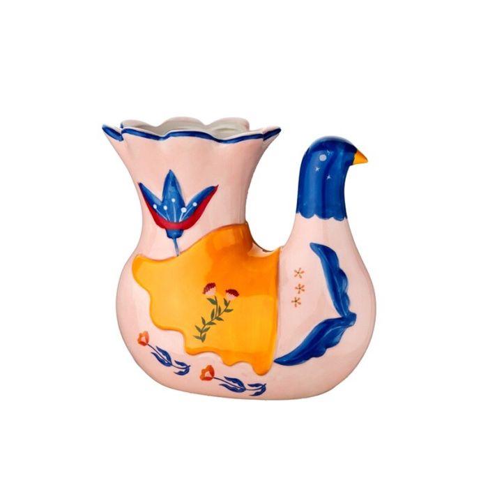 Aardewerk vaas sunwing