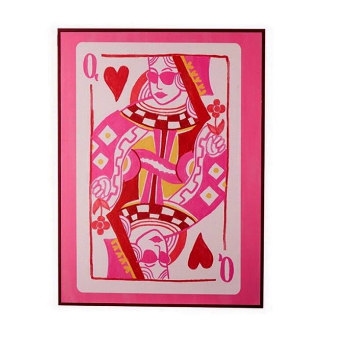 Fotolijst met poster Queen of hearts