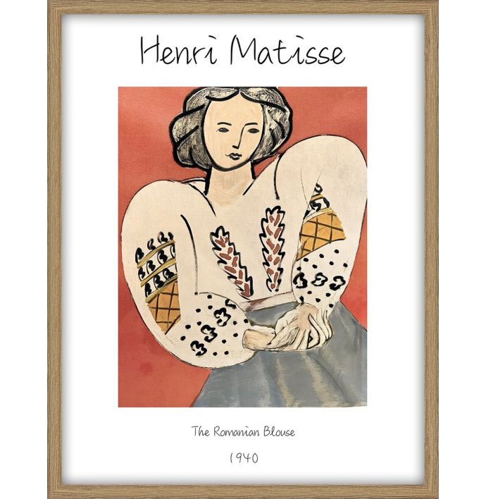 Schilderij met frame Henri Matisse