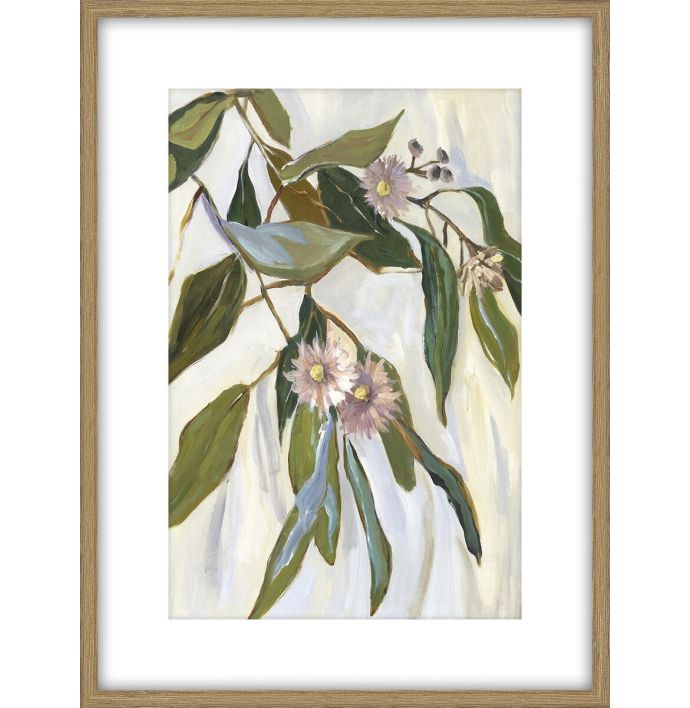 Schilderij met frame bloementak