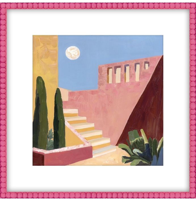 Schilderij met frame Mediterraans