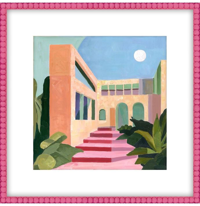 Schilderij met frame Mediterraans