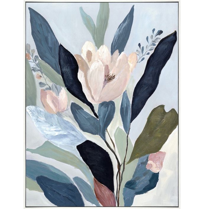 Schilderij met frame bloemen