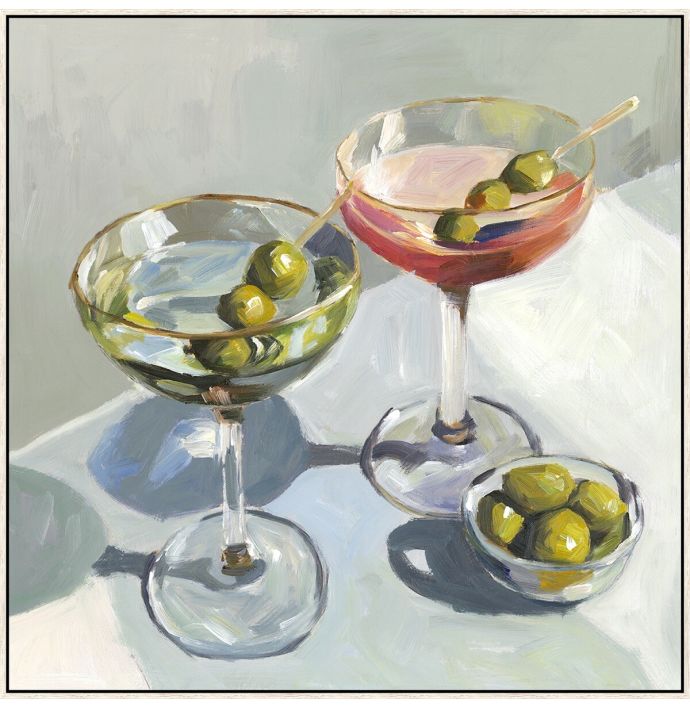 Schilderij met frame cocktails