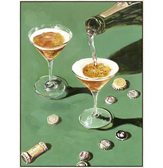 Schilderij met frame cocktails