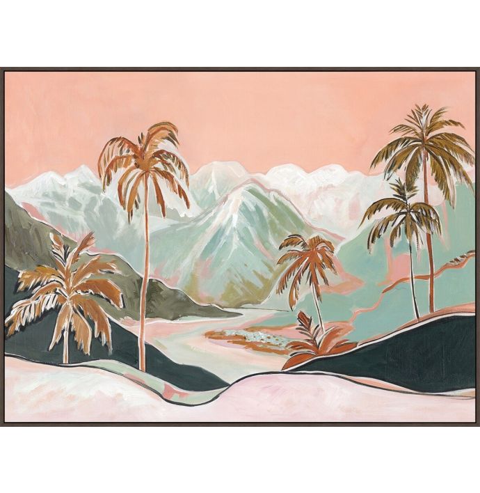 Schilderij met frame tropical 