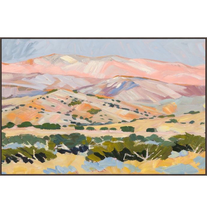 Schilderij met frame mountains 