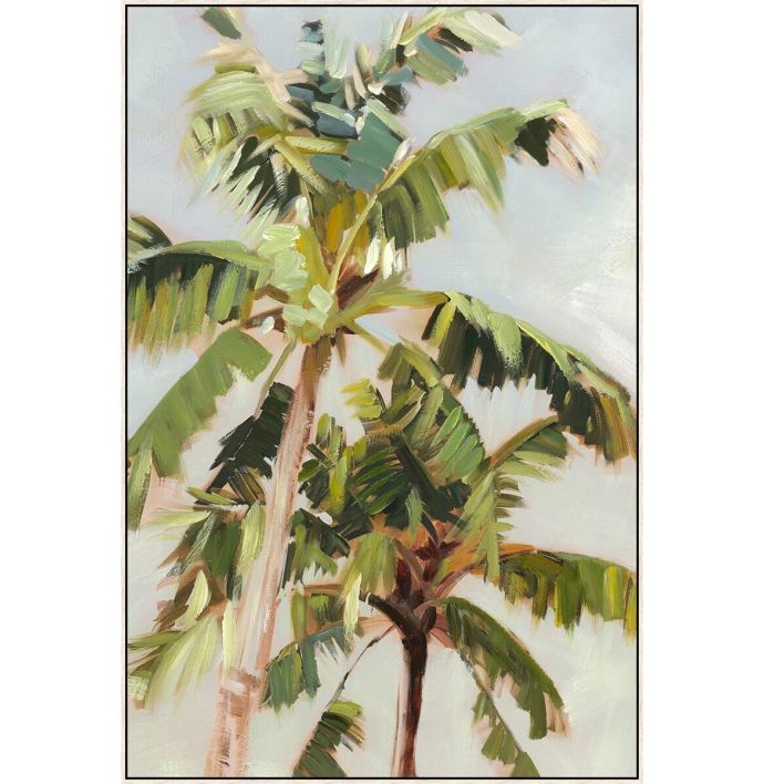 Schilderij met frame palms 