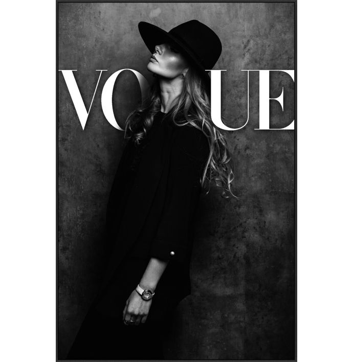 Schilderij met frame Vogue 