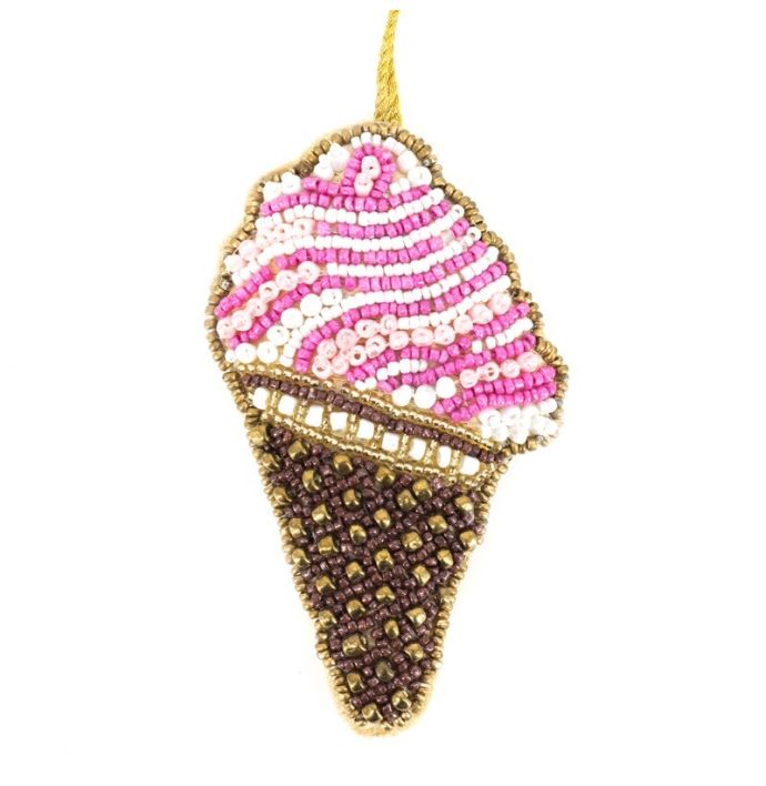 Hanger met kralen ijs