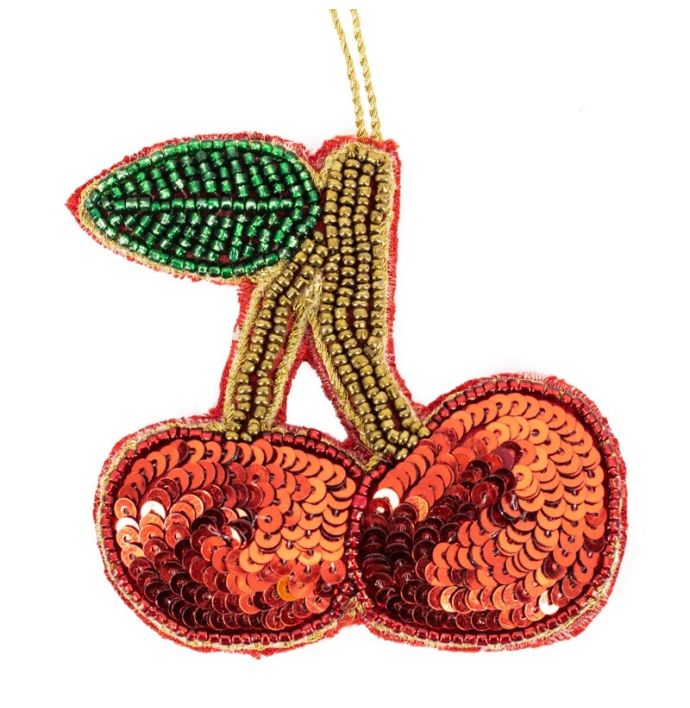 Hanger met kralen cherries