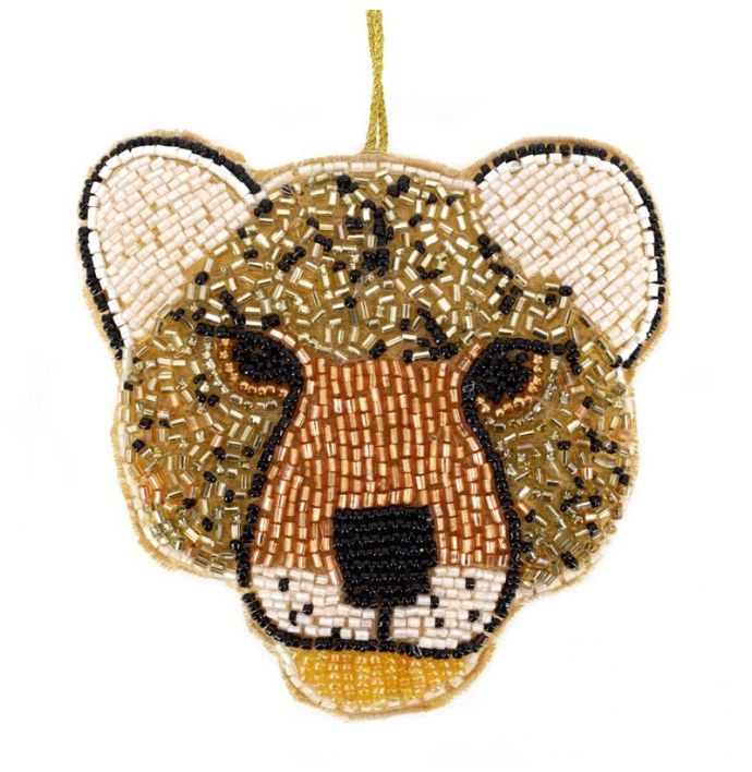 Hanger met kralen luipaard