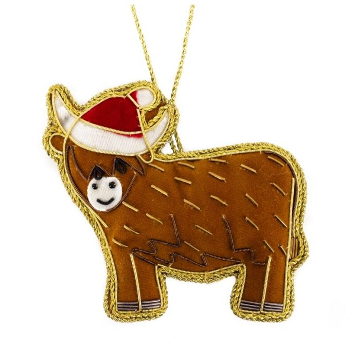 Hanger met kralen buffel