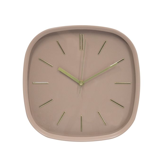 Wandklok Luno 30cm beige