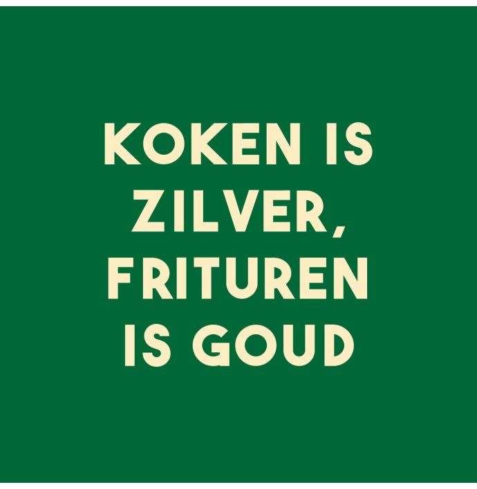 Tegeltje koken is zilver frituren goud