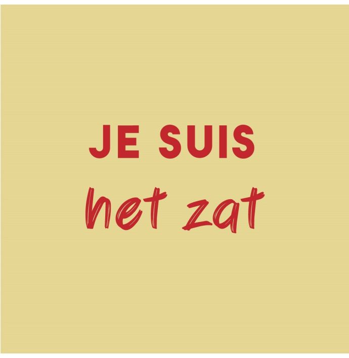 Tegeltje je suis het zat