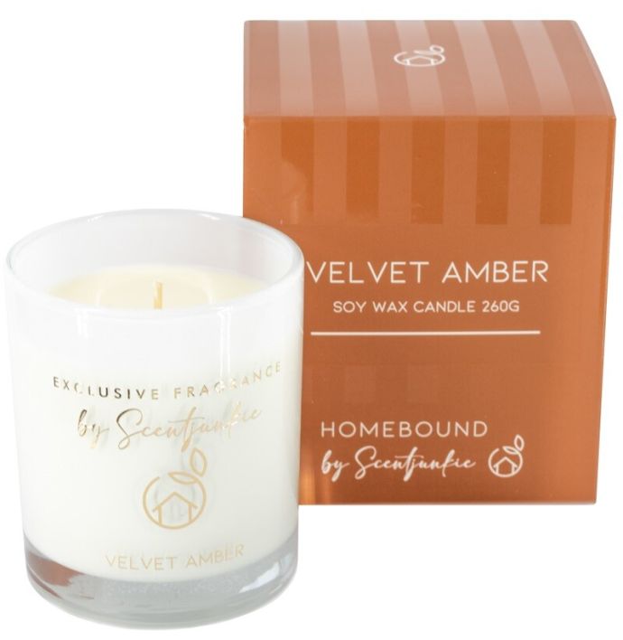 Geurkaars 'Velvet amber'