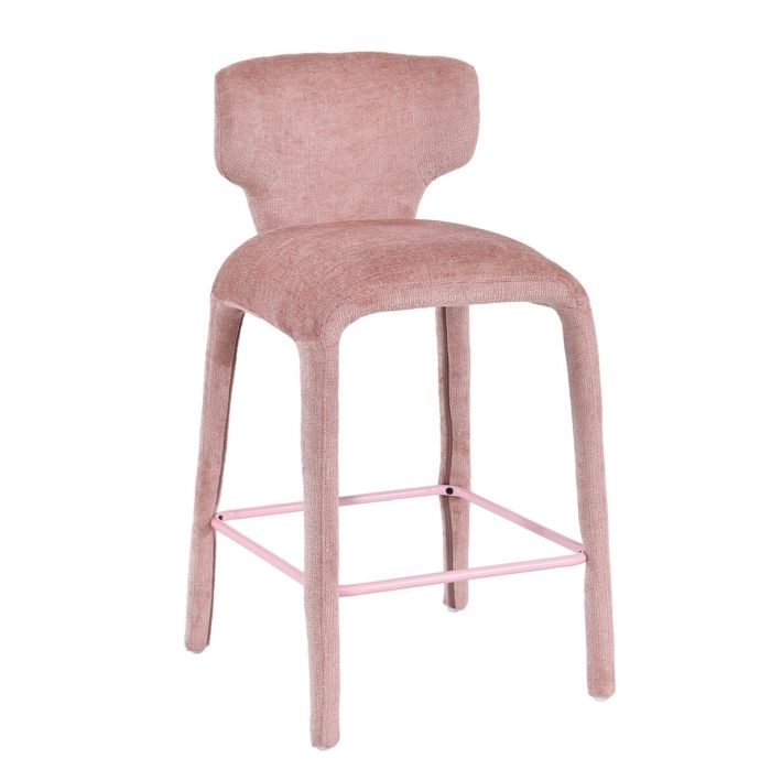 Barstoel Elin roze