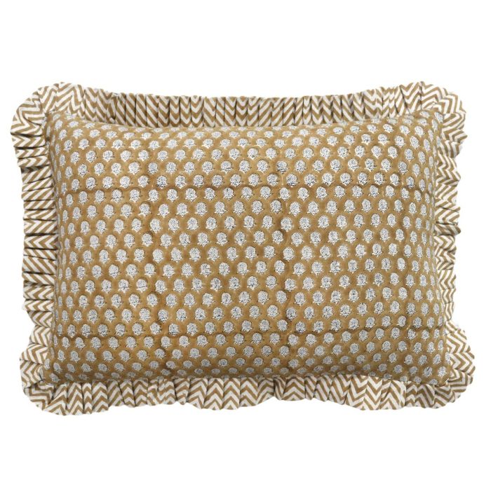 Kussen retro met roezels