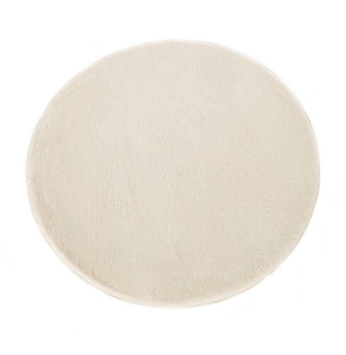 Karpet Fluffy rond 170cm beige
