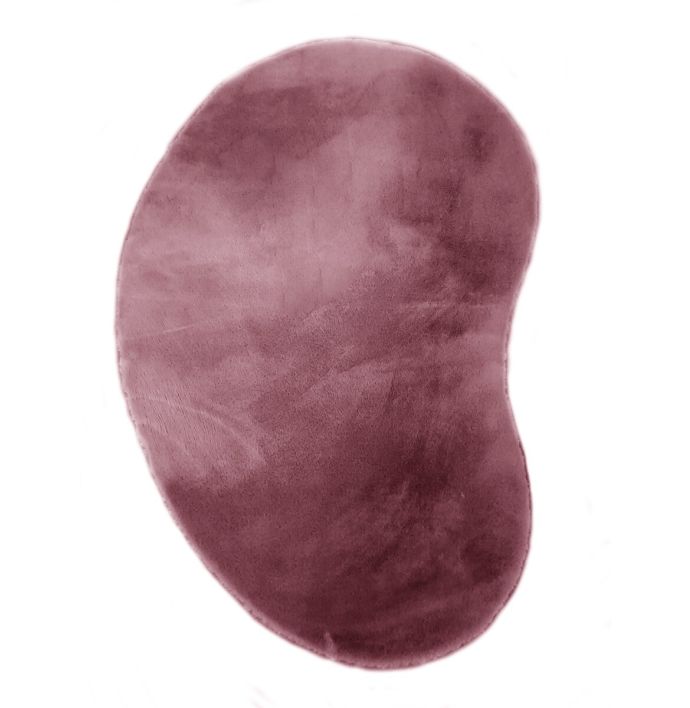 Karpet Fluffy organisch 170x240cm burgundy