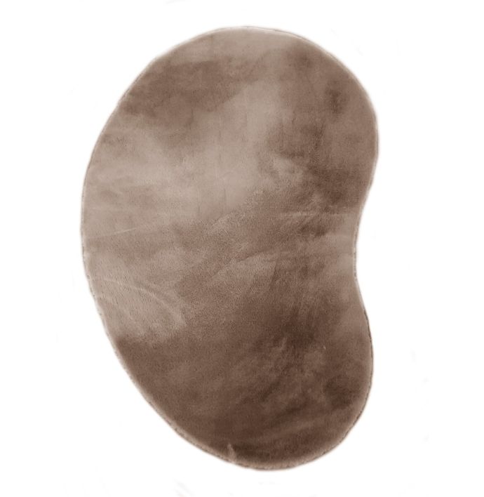 Karpet Fluffy organisch 170x240cm bruin