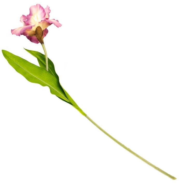 Kunstbloem iris roze