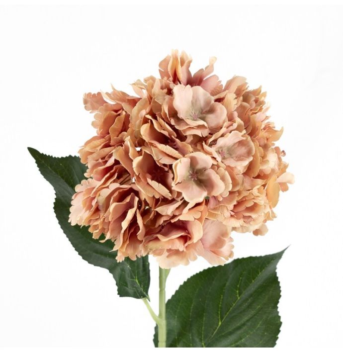 Kunstbloem hortensia oudroze