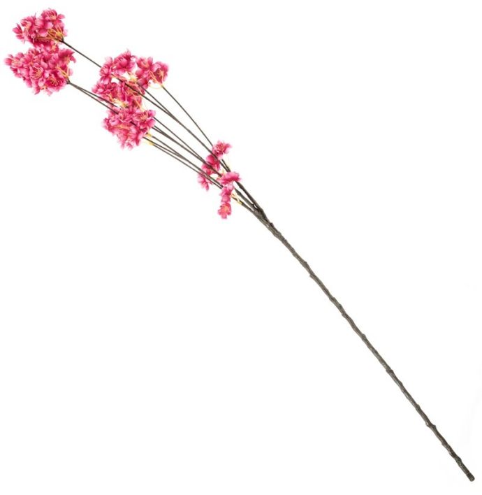 Kunsttak kersenbloesem 135cm roze