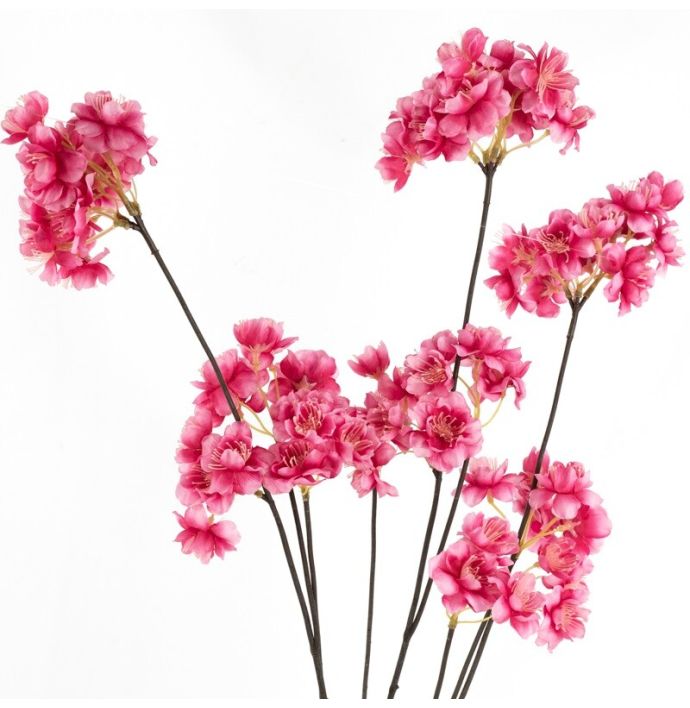 Kunsttak kersenbloesem 135cm roze