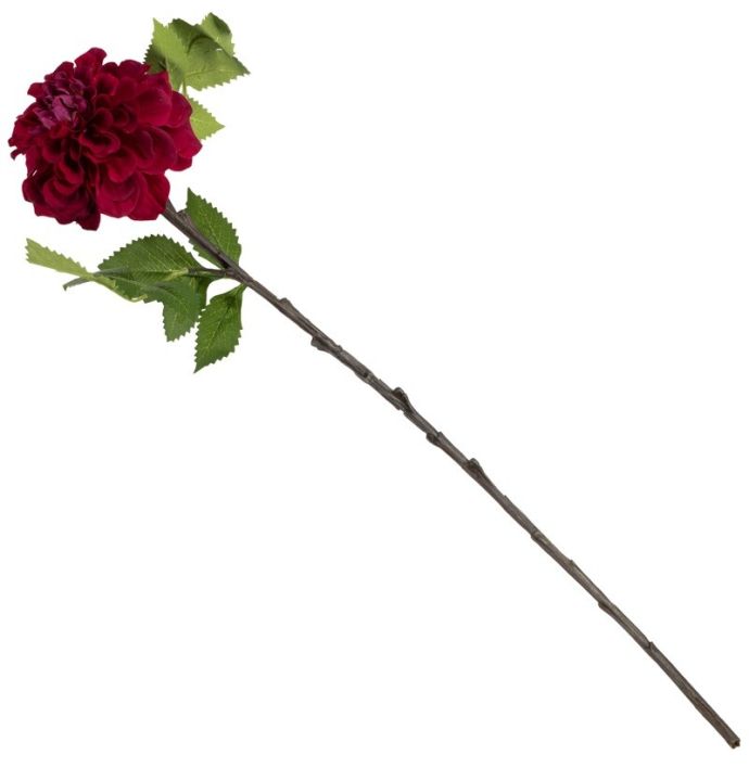 Kunstbloem dahlia burgundy